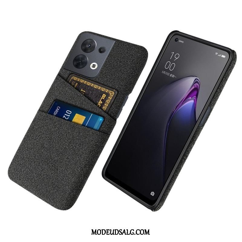 Cover Oppo Reno 8 Kortholder Klud