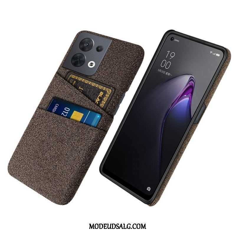 Cover Oppo Reno 8 Kortholder Klud