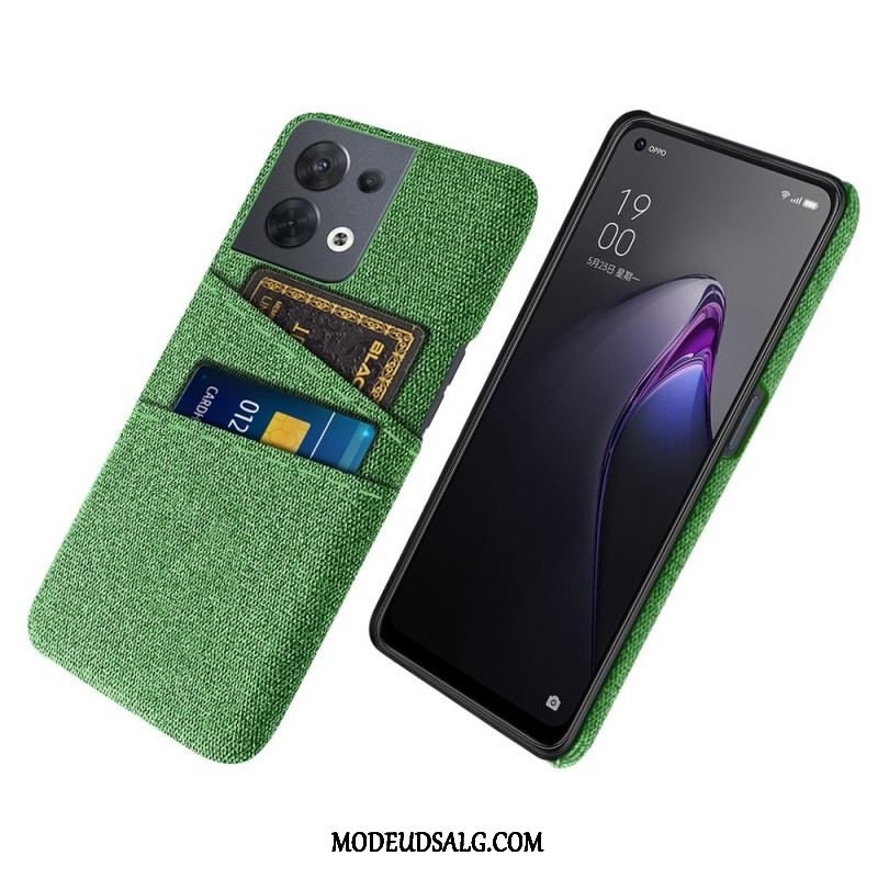 Cover Oppo Reno 8 Kortholder Klud