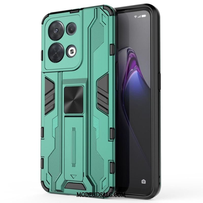 Cover Oppo Reno 8 Lodret Og Vandret Aftagelig Støtte