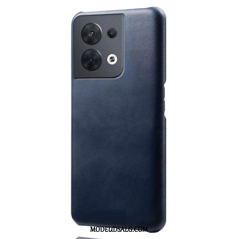 Cover Oppo Reno 8 Læder Effekt