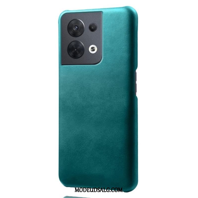 Cover Oppo Reno 8 Læder Effekt