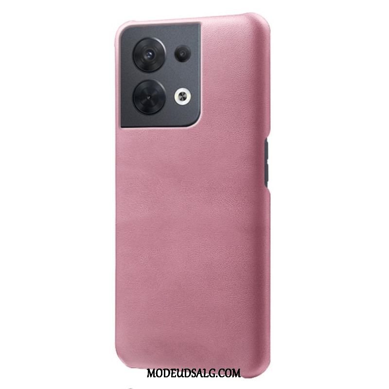 Cover Oppo Reno 8 Læder Effekt