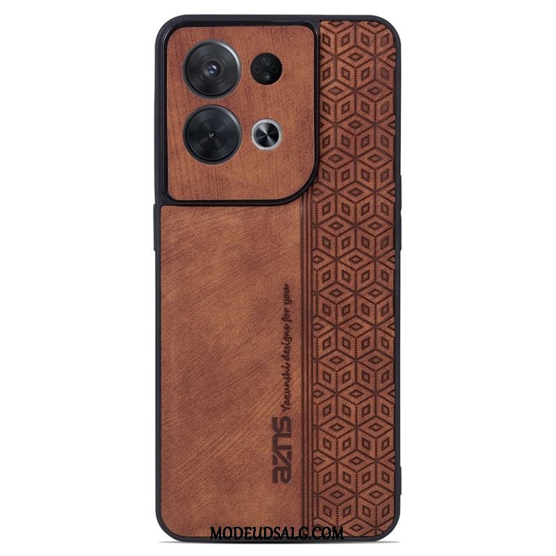 Cover Oppo Reno 8 Pro Azns Lædereffekt