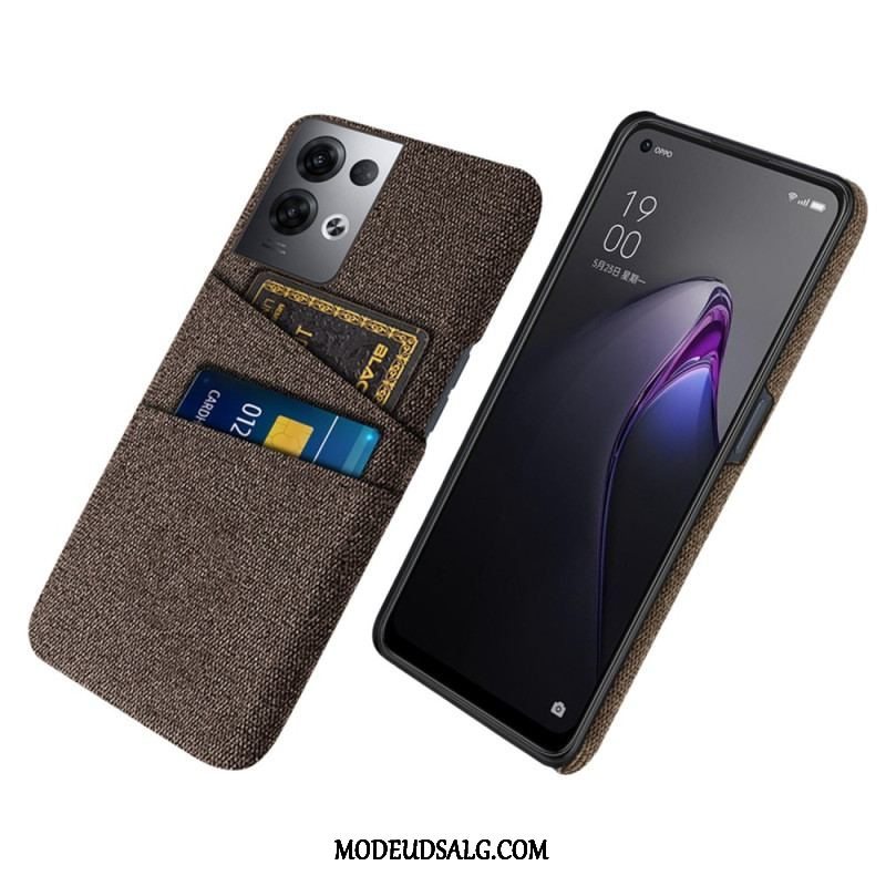 Cover Oppo Reno 8 Pro Kortholder Klud