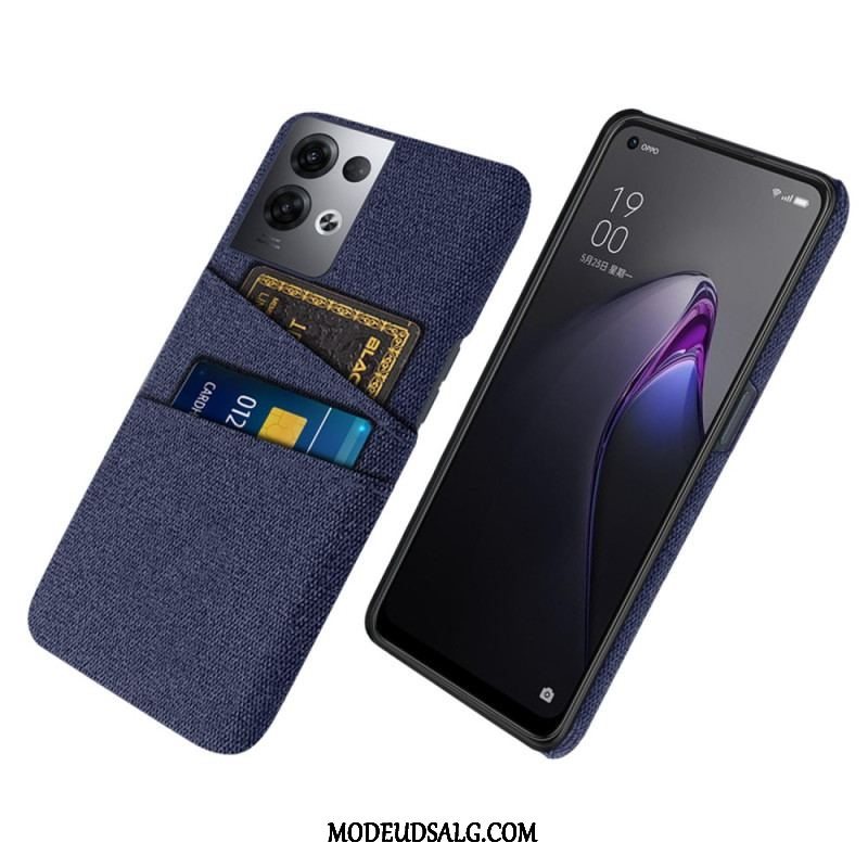 Cover Oppo Reno 8 Pro Kortholder Klud