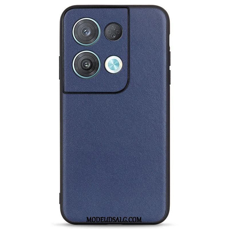 Cover Oppo Reno 8 Pro Ægte Læder