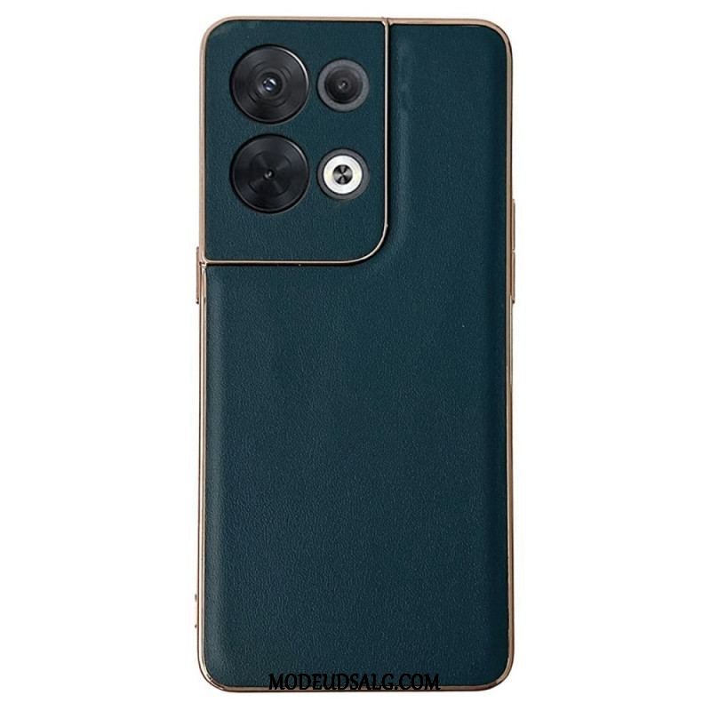 Cover Oppo Reno 8 Pro Ægte Premium Læder