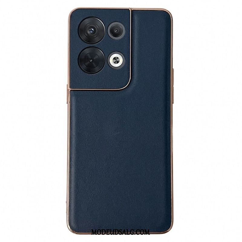 Cover Oppo Reno 8 Pro Ægte Premium Læder