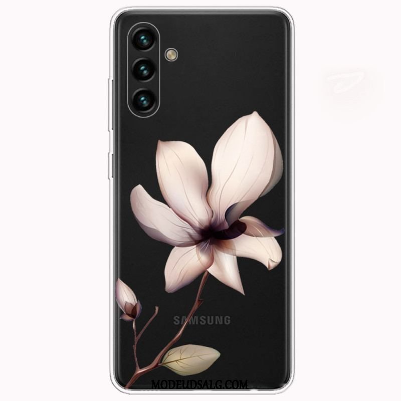 Cover Samsung Galaxy A13 5G / A04s Gennemsigtig En Blomst