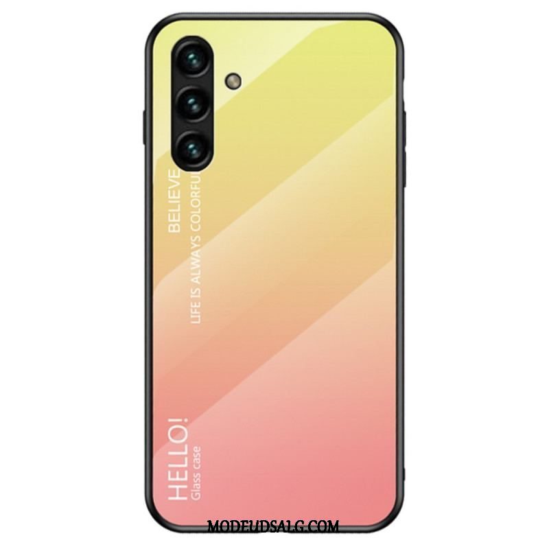 Cover Samsung Galaxy A13 5G / A04s Hærdet Glas Hej