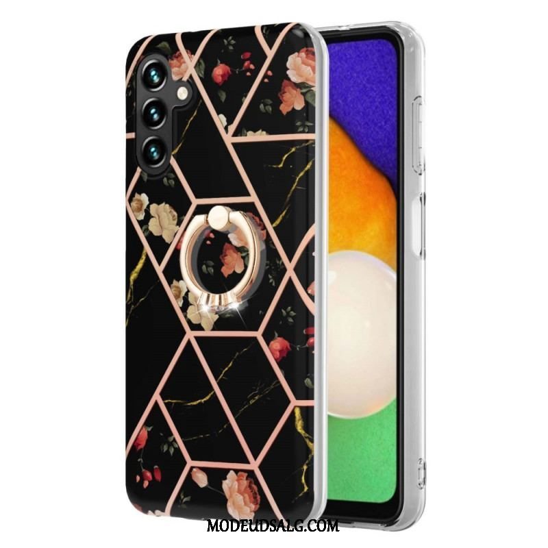 Cover Samsung Galaxy A13 5G / A04s Ring-bracket Blomster