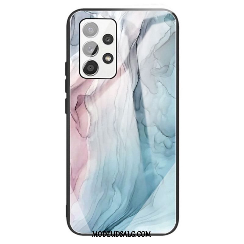 Cover Samsung Galaxy A13 Marmor Hærdet Glas