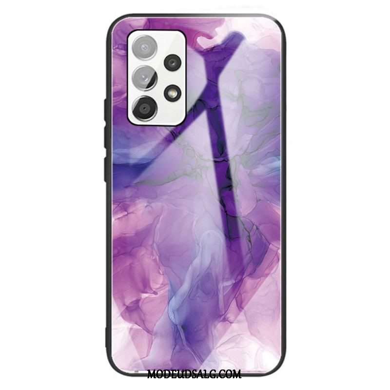 Cover Samsung Galaxy A13 Marmor Hærdet Glas