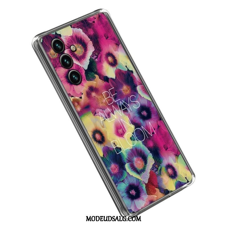 Cover Samsung Galaxy A14 / A14 5G Blomster Silikone