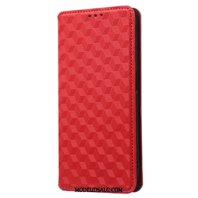 Cover Samsung Galaxy A14 / A14 5G Flip Cover 3d Mønster