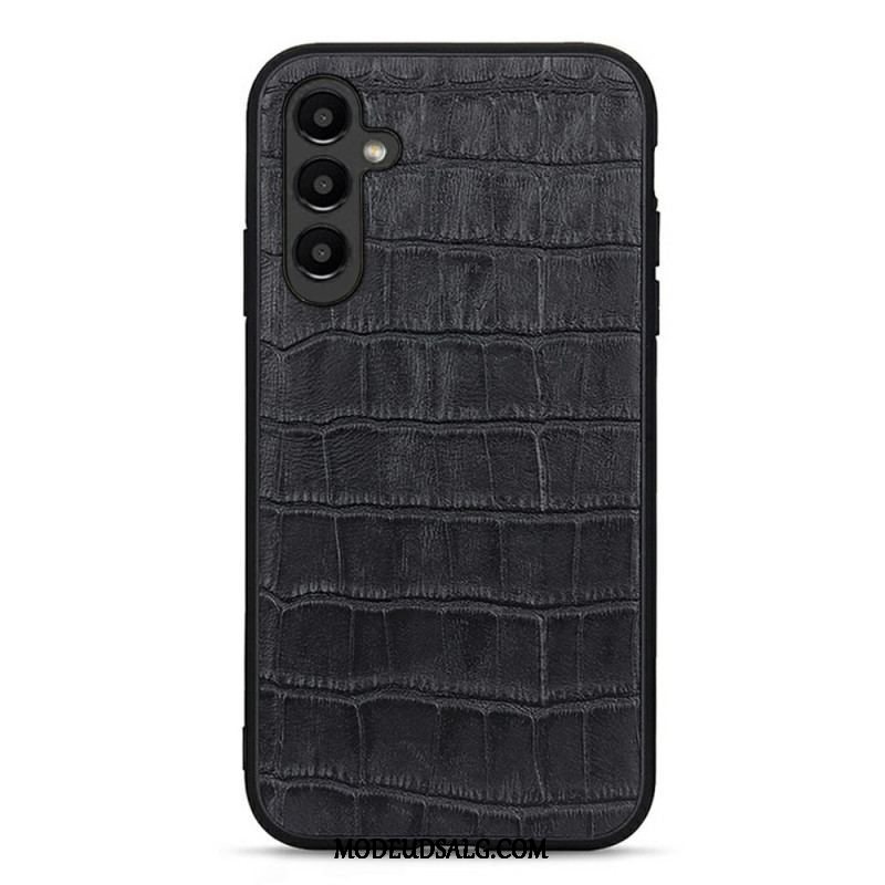 Cover Samsung Galaxy A14 / A14 5G Ægte Læder I Krokodillestil