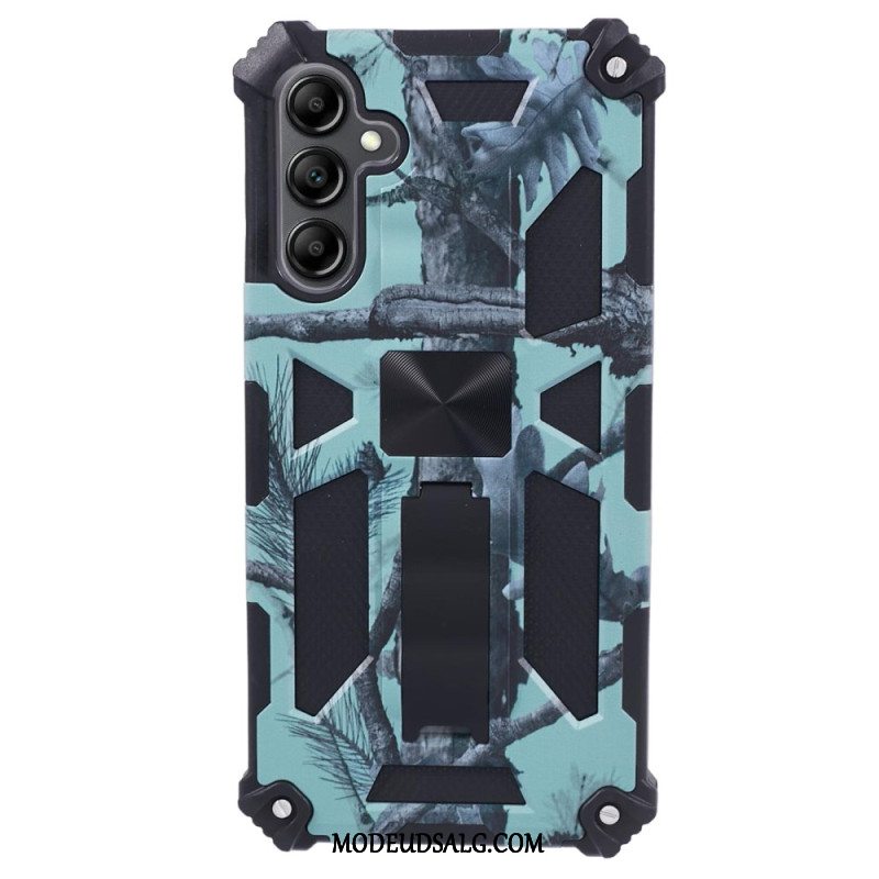 Cover Samsung Galaxy A15 5g Camouflage Integreret Støtte