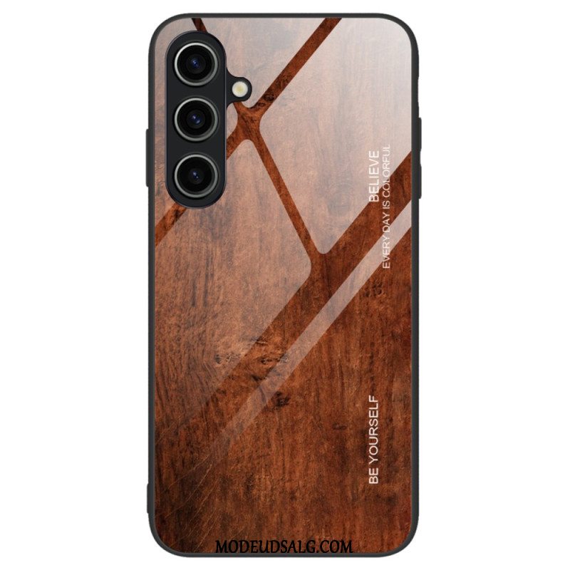 Cover Samsung Galaxy A15 5g Hærdet Glas Træ Design