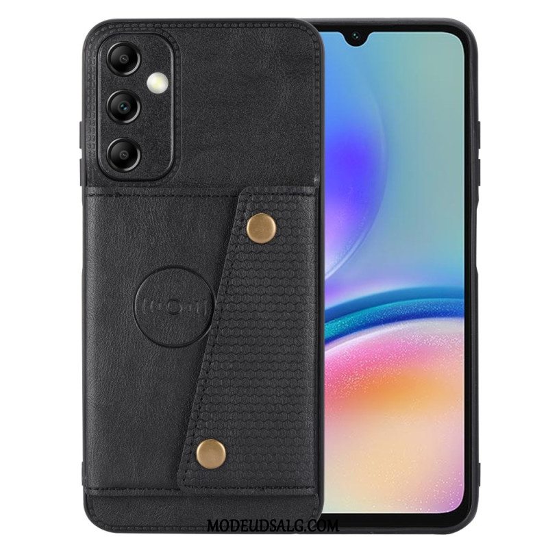 Cover Samsung Galaxy A15 5g Kortholder I Læderstil