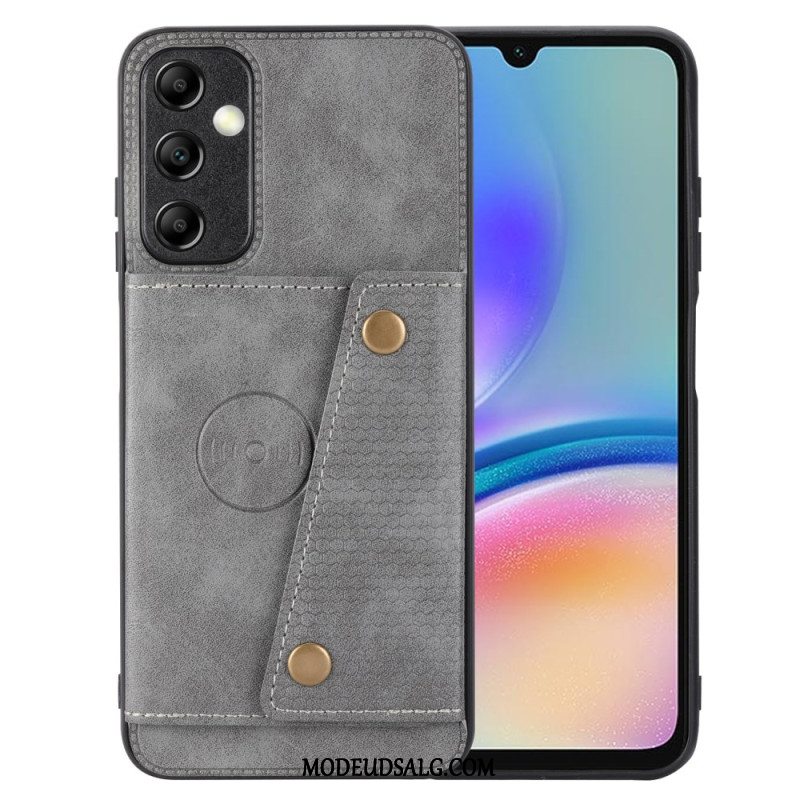 Cover Samsung Galaxy A15 5g Kortholder I Læderstil