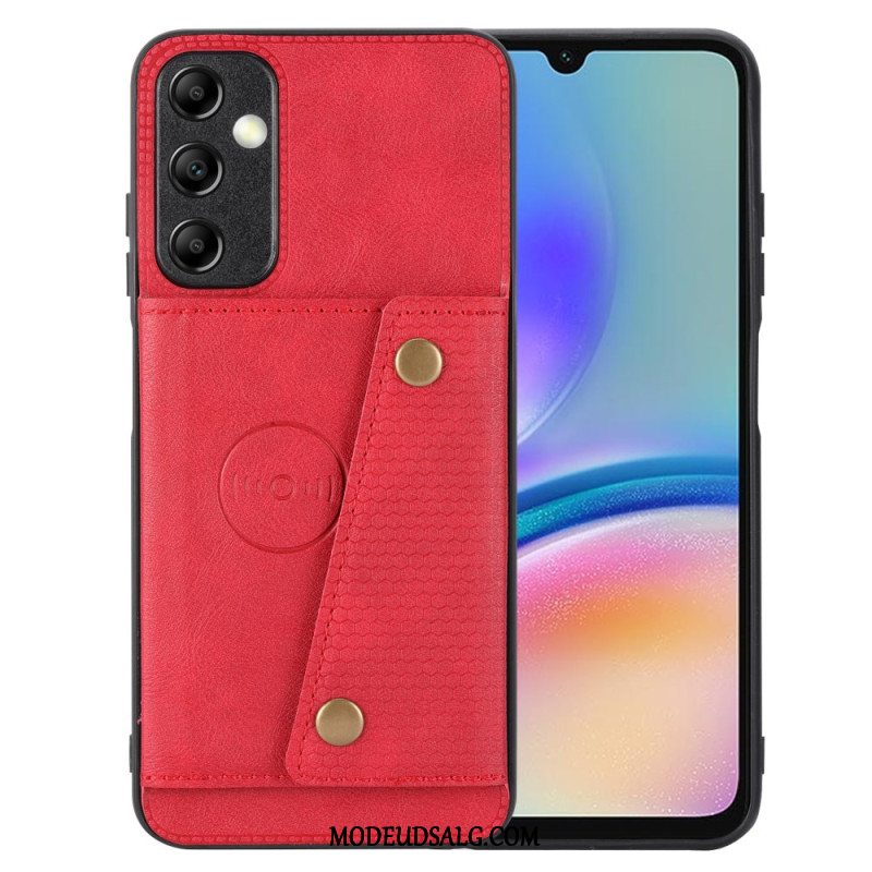 Cover Samsung Galaxy A15 5g Kortholder I Læderstil