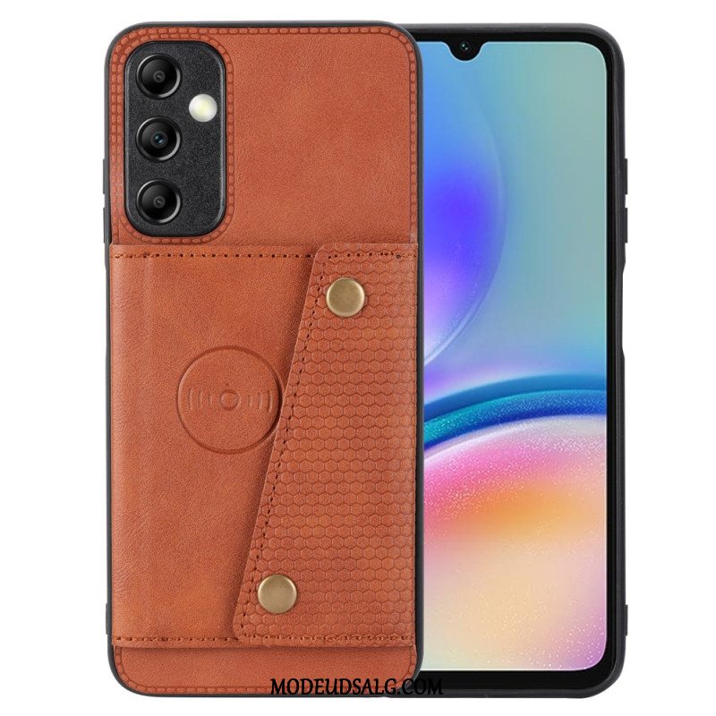 Cover Samsung Galaxy A15 5g Kortholder I Læderstil