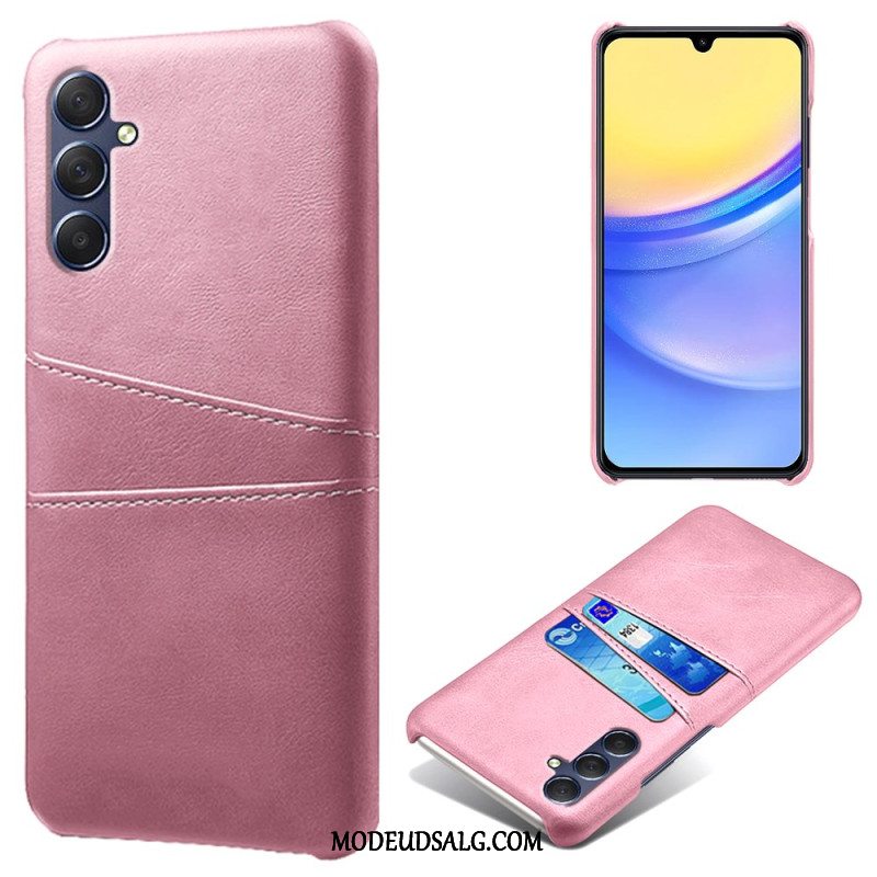 Cover Samsung Galaxy A15 5g Læder Effekt Kortholder