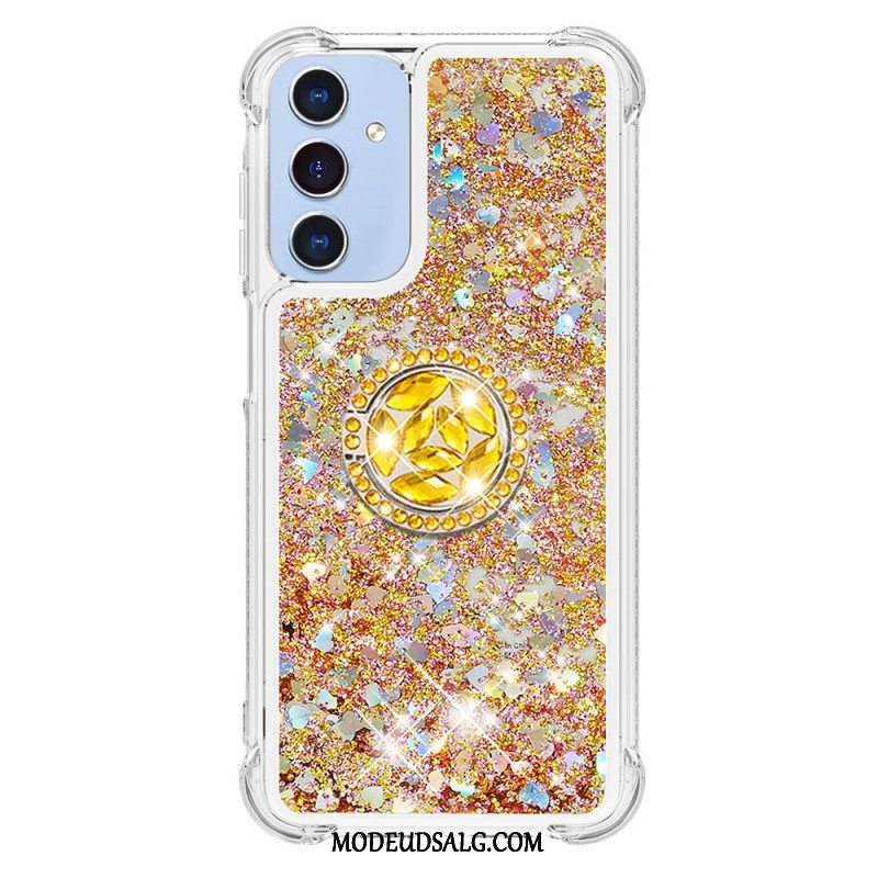 Cover Samsung Galaxy A15 5g Telefon Etui Flydende Glitter Støttering