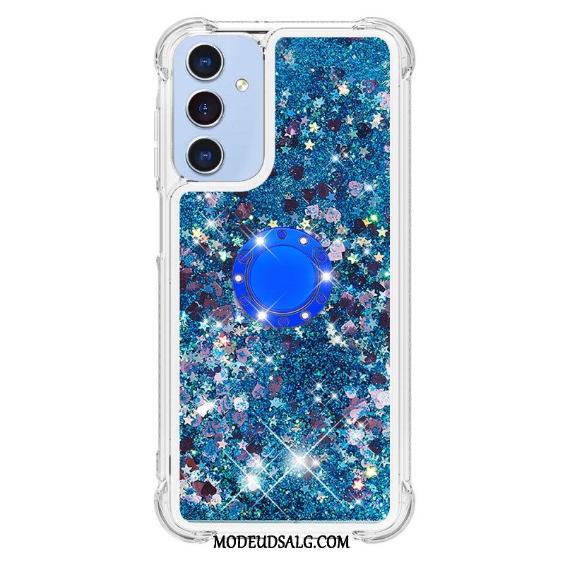 Cover Samsung Galaxy A15 5g Telefon Etui Flydende Glitter Støttering