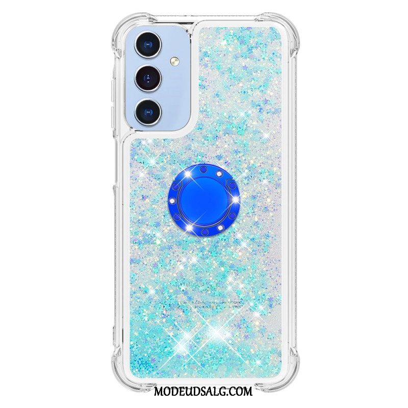 Cover Samsung Galaxy A15 5g Telefon Etui Flydende Glitter Støttering