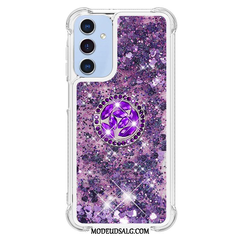 Cover Samsung Galaxy A15 5g Telefon Etui Flydende Glitter Støttering