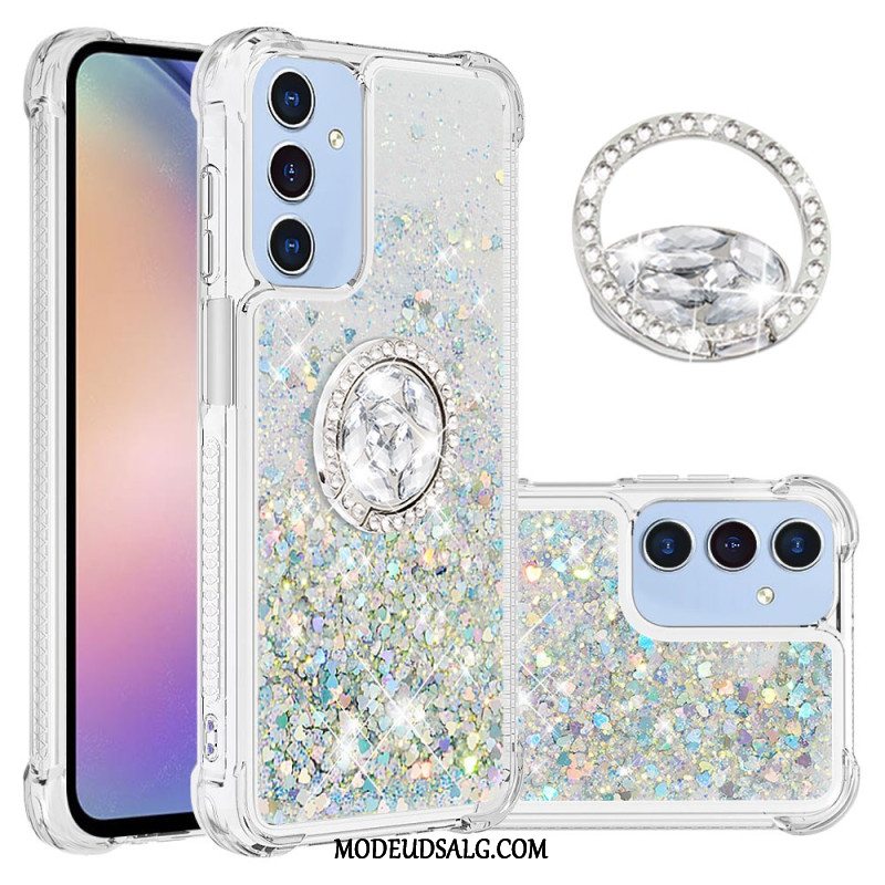 Cover Samsung Galaxy A15 5g Telefon Etui Flydende Glitter Støttering