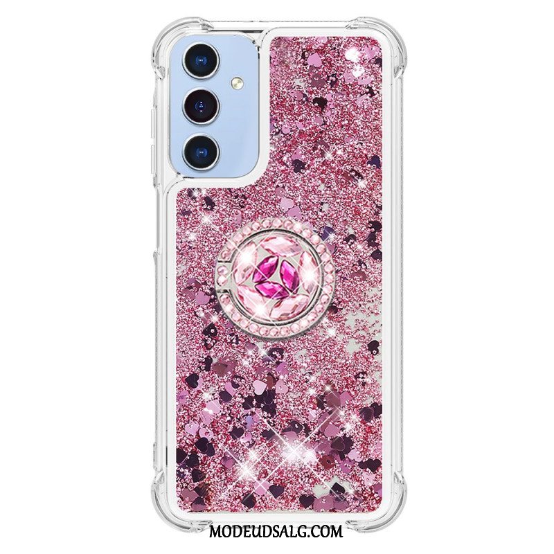 Cover Samsung Galaxy A15 5g Telefon Etui Flydende Glitter Støttering