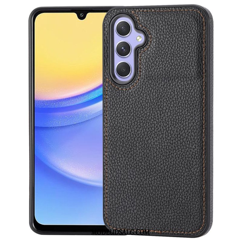 Cover Samsung Galaxy A15 5g Telefon Etui Litchi Kunstlæder