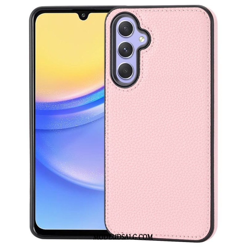 Cover Samsung Galaxy A15 5g Telefon Etui Litchi Kunstlæder