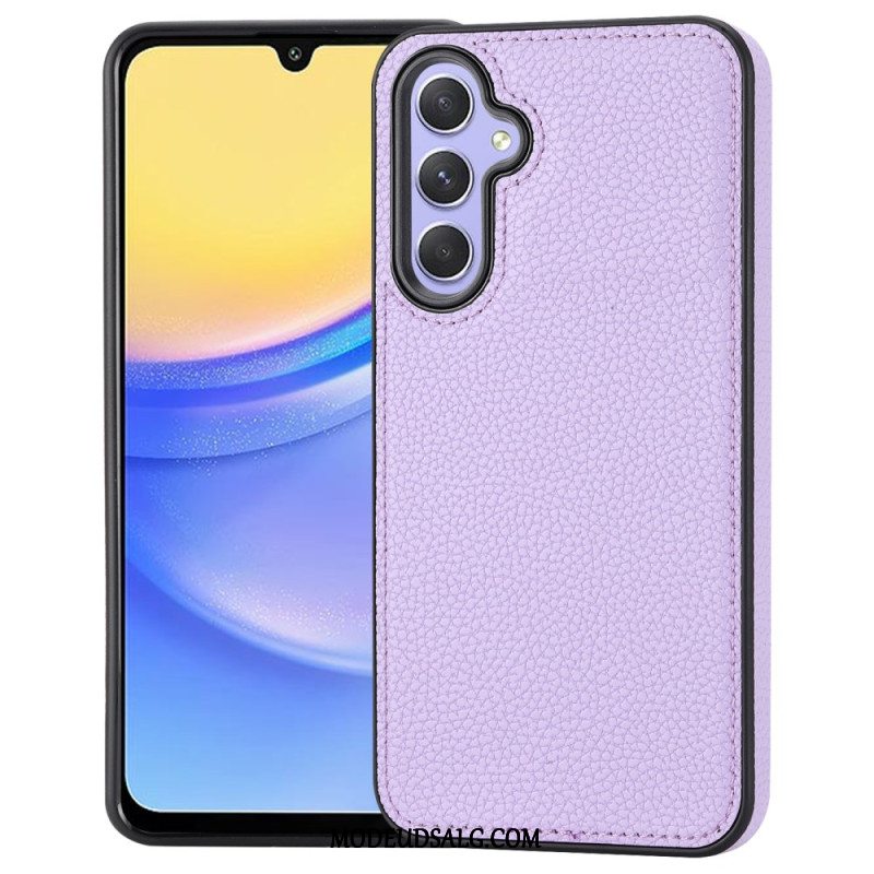 Cover Samsung Galaxy A15 5g Telefon Etui Litchi Kunstlæder