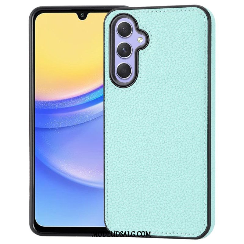 Cover Samsung Galaxy A15 5g Telefon Etui Litchi Kunstlæder