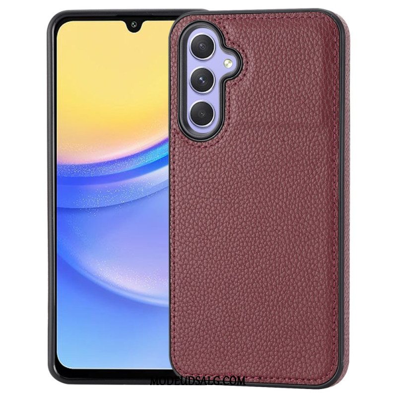 Cover Samsung Galaxy A15 5g Telefon Etui Litchi Kunstlæder