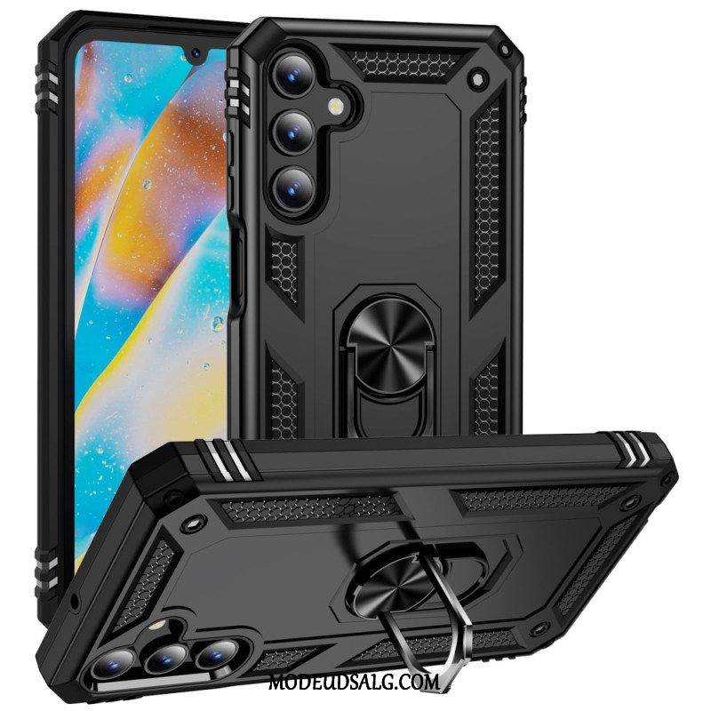 Cover Samsung Galaxy A15 5g Telefon Etui Metalstil Med Støttering