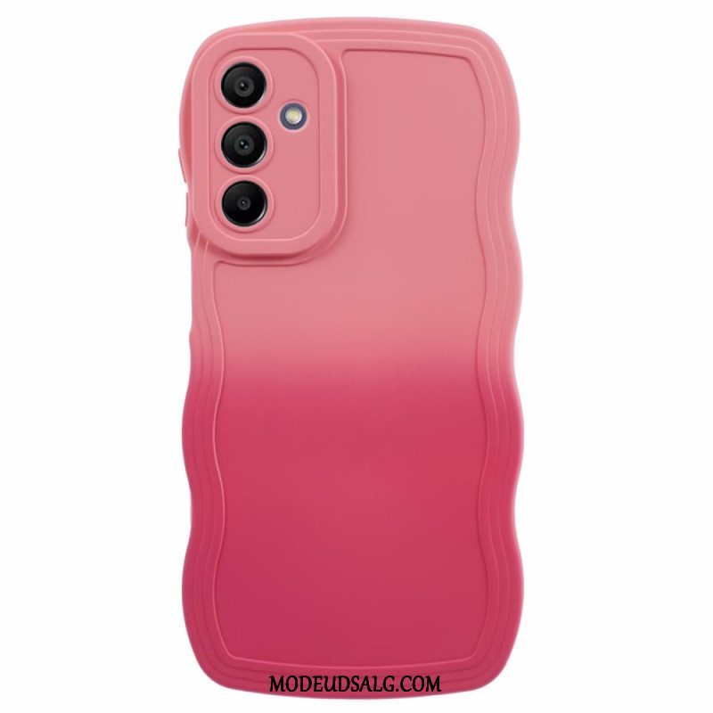 Cover Samsung Galaxy A15 5g Tofarvet Bølget Silikone