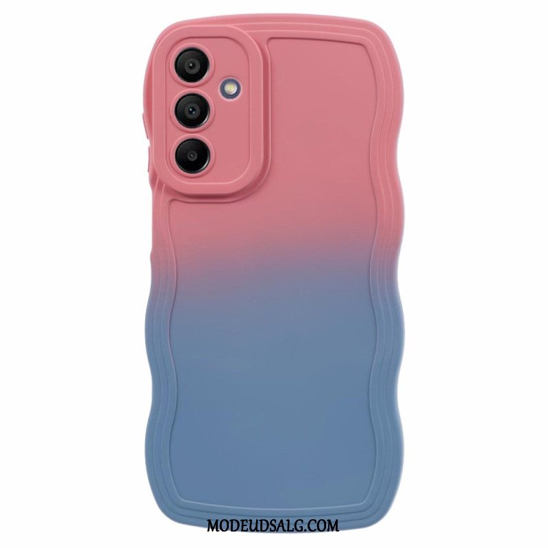 Cover Samsung Galaxy A15 5g Tofarvet Bølget Silikone