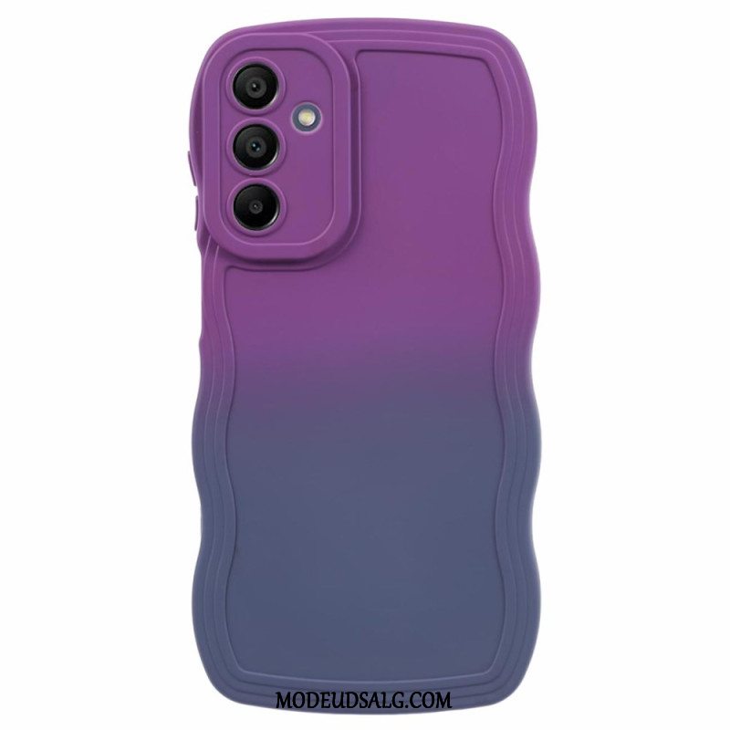 Cover Samsung Galaxy A15 5g Tofarvet Bølget Silikone