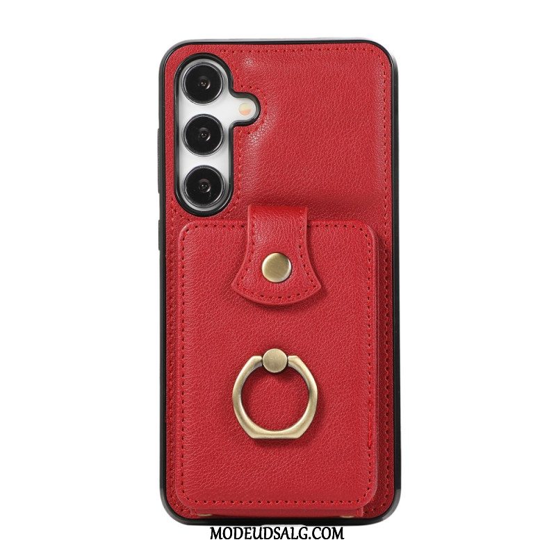 Cover Samsung Galaxy A15 Telefon Etui Kortholder Og Skulderrem