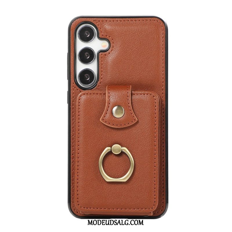 Cover Samsung Galaxy A15 Telefon Etui Kortholder Og Skulderrem