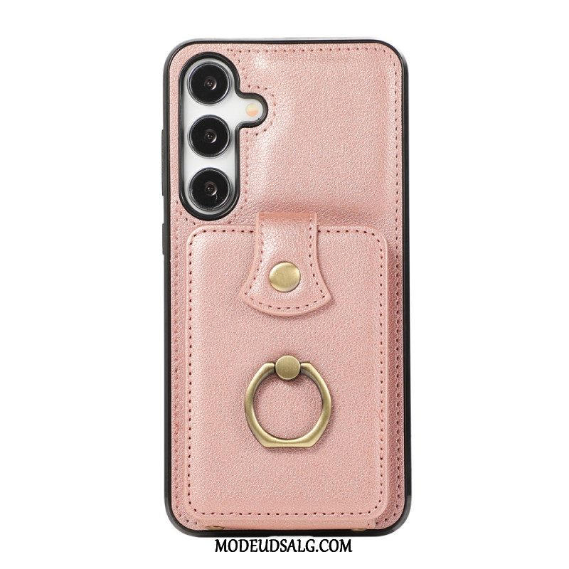 Cover Samsung Galaxy A15 Telefon Etui Kortholder Og Skulderrem