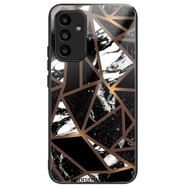 Cover Samsung Galaxy A15 Telefon Etui Lyst Mønster Af Hærdet Glas