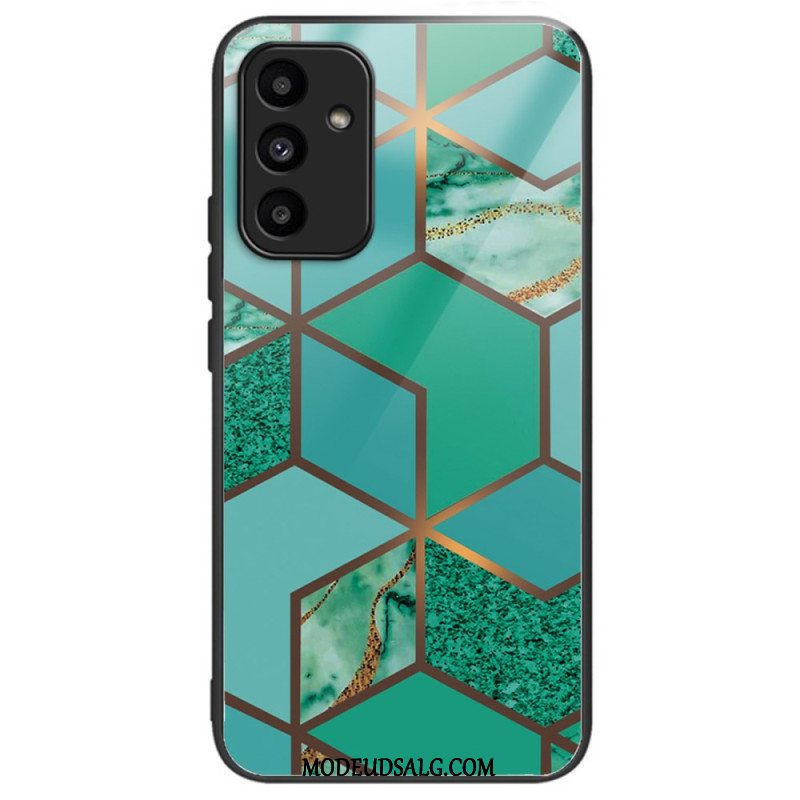 Cover Samsung Galaxy A15 Telefon Etui Lyst Mønster Af Hærdet Glas