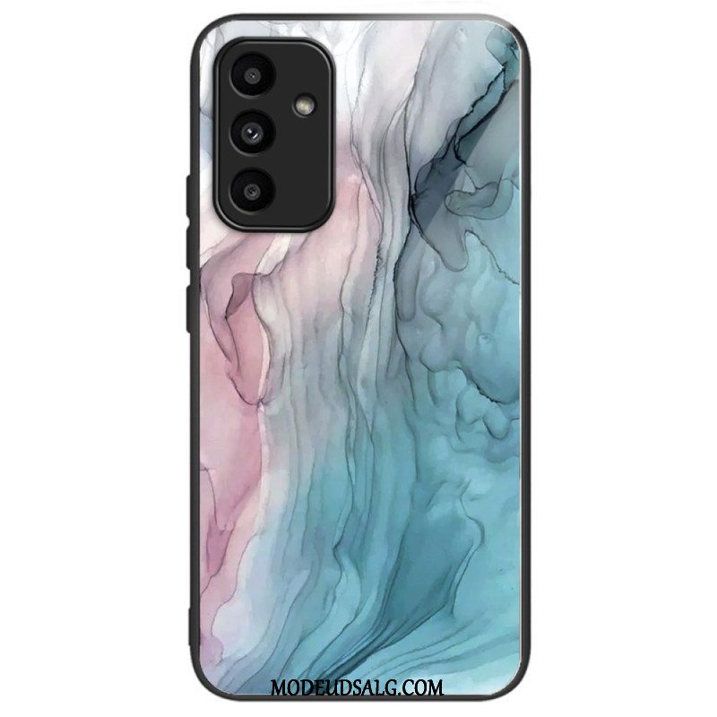 Cover Samsung Galaxy A15 Telefon Etui Lyst Mønster Af Hærdet Glas