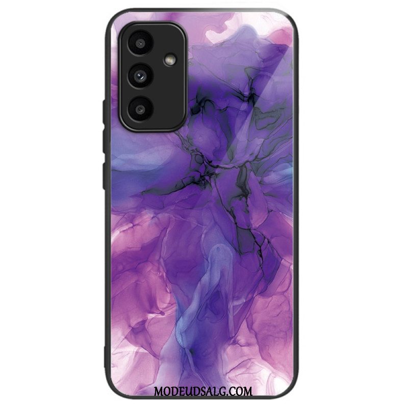 Cover Samsung Galaxy A15 Telefon Etui Lyst Mønster Af Hærdet Glas